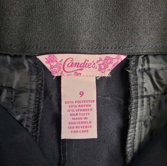 CANDIES Marilyn Bootcut Black Dresspants Size 9. New With Tags. - Picture 4 of 8